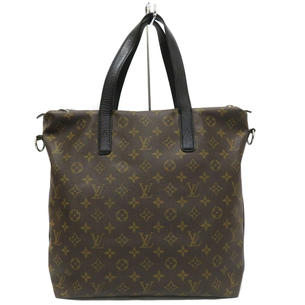 Louis Vuitton Monogram tote Brown canvas Macassar bag Kitan brown